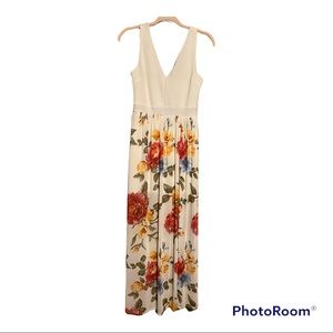 Iris Dress, White, Floral